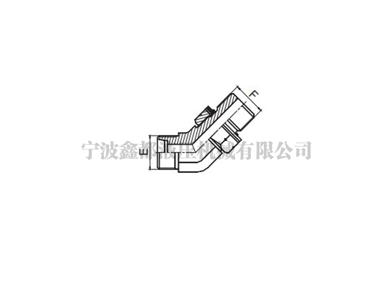 1CG4-OG/1DG4-OG 45°彎英管螺紋可調(diào)向O形圈密封柱端